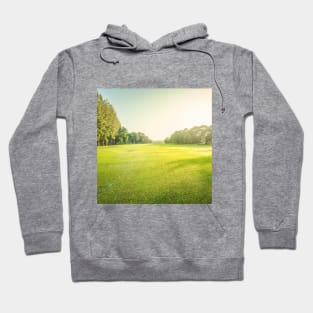 SCENERY 21 - Grass Field Park Morning Summer Hoodie